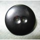 Bouton noir brillant 30mm