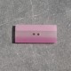 Bouton rectangle berlingot rose violet horizontal 35mm 