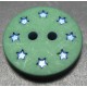 Bouton étoile vert 18mm 