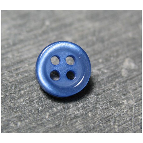 Bouton bleu 9 mm b3