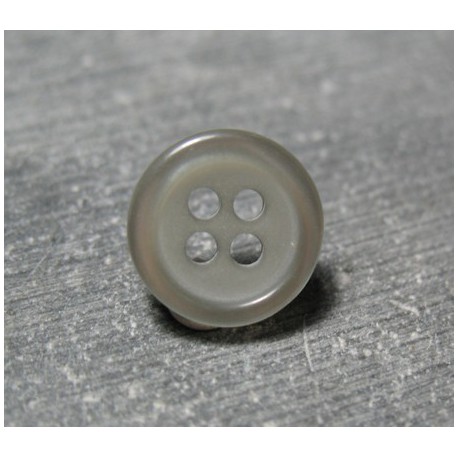 Bouton gris 12 mm b3