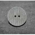 Bouton strie vert de gris 22mm 