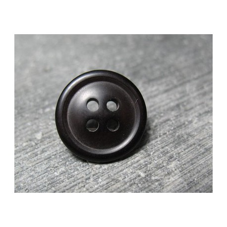 Bouton noir 15 mm b72