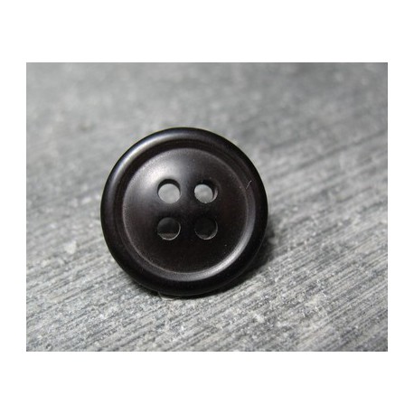 Bouton noir 15mm