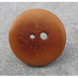 Bouton corozo grand petit trou caramel 30mm