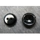 Bouton verre noir mini facette 11mm