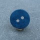 Bouton céramique bleu 18mm