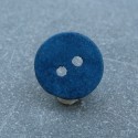 Bouton céramique bleu 18mm