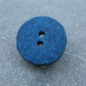 Bouton céramique bleu 13mm