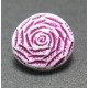 Bouton rose violet 10 mm  b62
