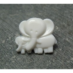 Bouton éléphant blanc 16 mm