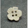 Bouton coco fleur blanchie 18 mm