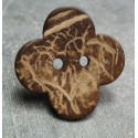 Bouton coco fleur 37 mm