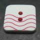 Bouton vague blanc rouge 15mm