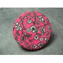 Bouton liberty style fuschia 45mm