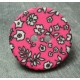 Bouton liberty style fuschia 34 mm