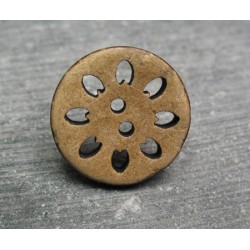 Bouton coco ajouré 20mm