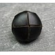 Bouton cuir ébéne 16 mm