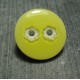 Bouton 2 trous fleur jaune 18 mm