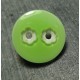 Bouton 2 trous fleur vert pomme 18 mm