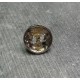Bouton nickel émaillé or 15 mm