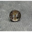 Bouton nickel émaillé or 15mm