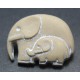 Bouton elephant sable 23mm 