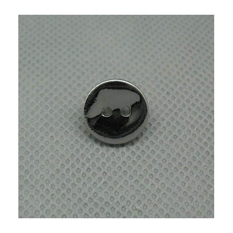 Bouton nacre effet miroir 13 mm