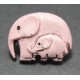 Bouton elephant vieux rose 16mm 