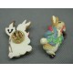 Pin's lapin oiseaux 40 mm