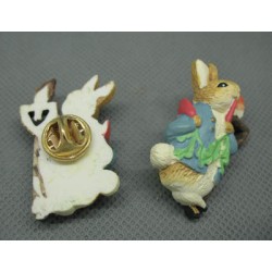 Pin's lapin oiseaux 40 mm