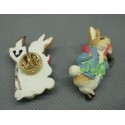 Pin's lapin oiseaux 40mm