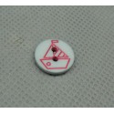 Bouton voilier gris rouge 12 mm