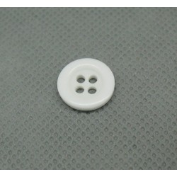 Bouton blanc 4T 13mm