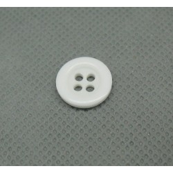 Bouton blanc 4T 13 mm