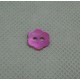Bouton nacre fleur lilas 10mm