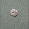 Bouton nacre fleur rose 10mm