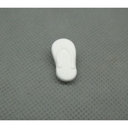 Bouton tong blanc 18mm