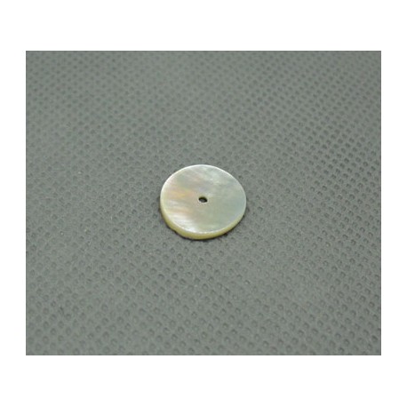 Bouton nacre 1 trou 13mm
