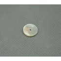 Bouton nacre 1 trou 13mm