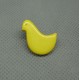 Bouton poule jaune mais 19mm