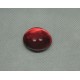 Bouton nacre rouge 20mm