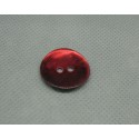 Bouton nacre rouge 20mm