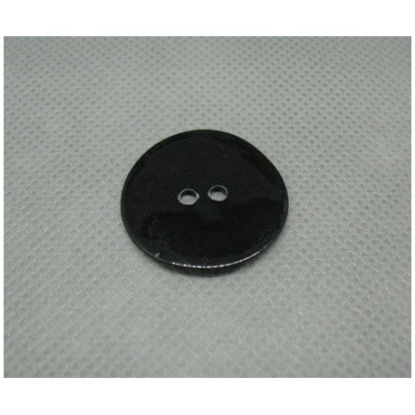 Bouton nacre noir 25mm