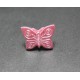 Bouton papillon rose 13mm