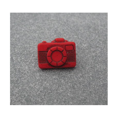 Bouton appareil photo rouge  16 mm  b20