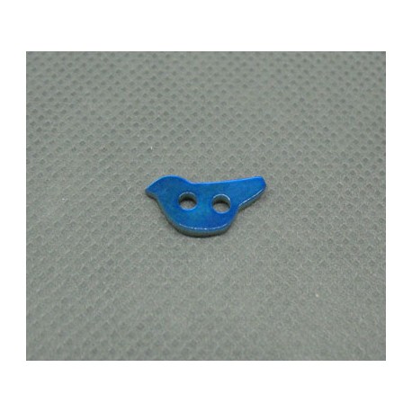 Bouton nacre oiseau gitane 12mm