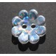 Bouton fleur hologramme 15 mm b64