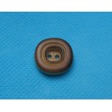 Bouton buis brulé carré 18mm