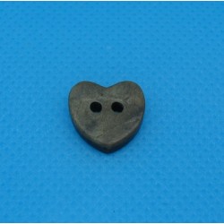 Bouton coco coeur 12mm